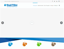 Tablet Screenshot of paktemkimya.com